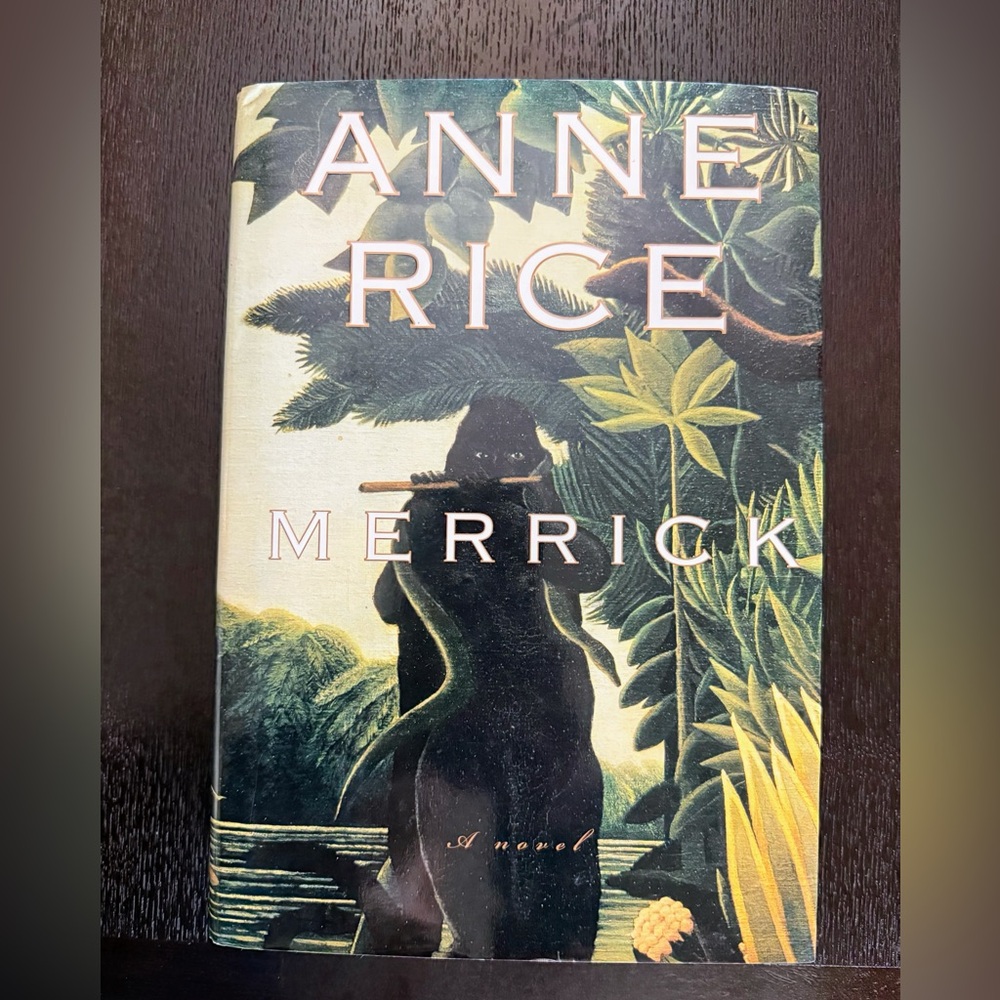 Anne Rice 'Merrick' Novel Hardcover